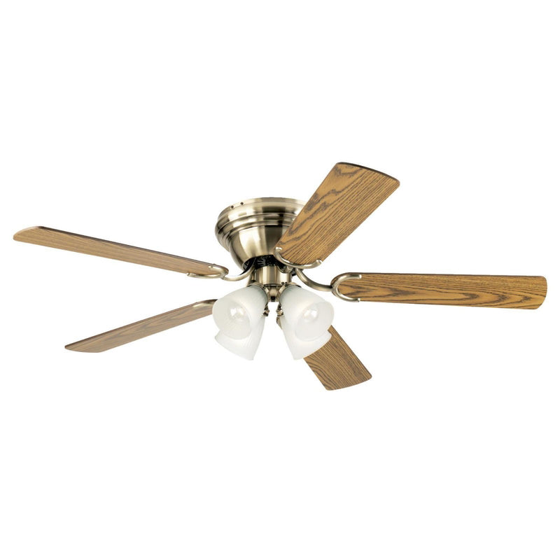 WESTINGHOUSE - Westinghouse Contempra IV 52 in. Antique Brass Brown LED Indoor Ceiling Fan