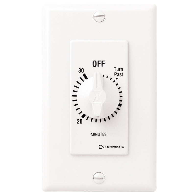 INTERMATIC - Intermatic Indoor Spring Wound Timer 277 V White