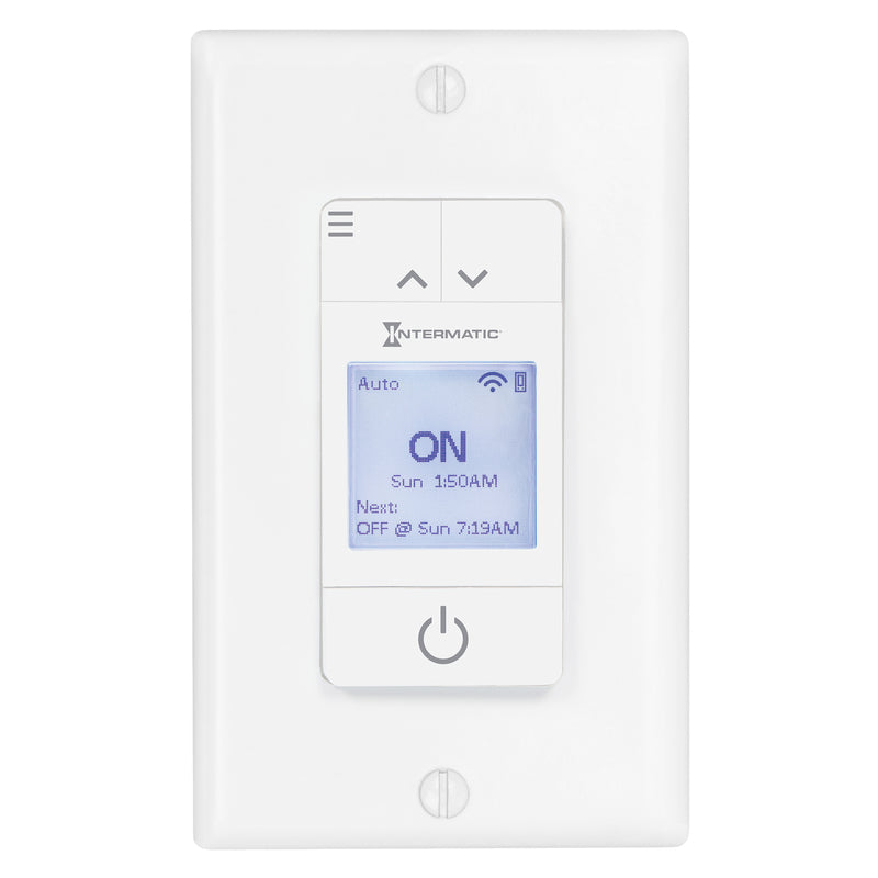 INTERMATIC - Intermatic Ascend Indoor 7 Day Programmable Wi-Fi Timer 120 V White