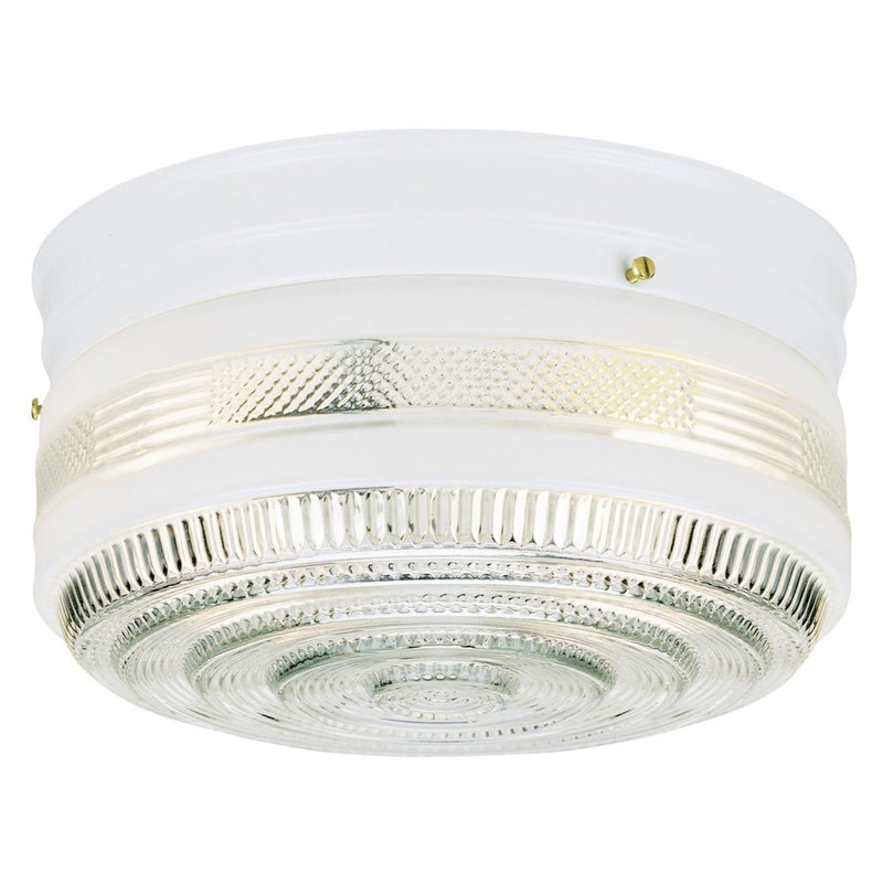 WESTINGHOUSE - Westinghouse 5 in. H X 8.75 in. W X 8.75 in. L White Ceiling Fixture