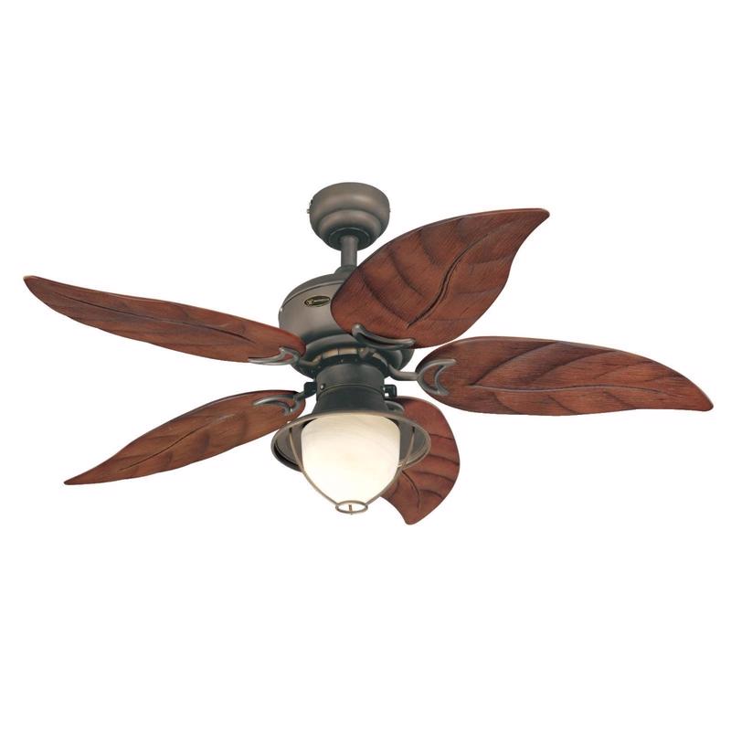 WESTINGHOUSE - Westinghouse Oasis 48 in. Oil Rubbed Bronze Brown LED Indoor and Outdoor Ceiling Fan