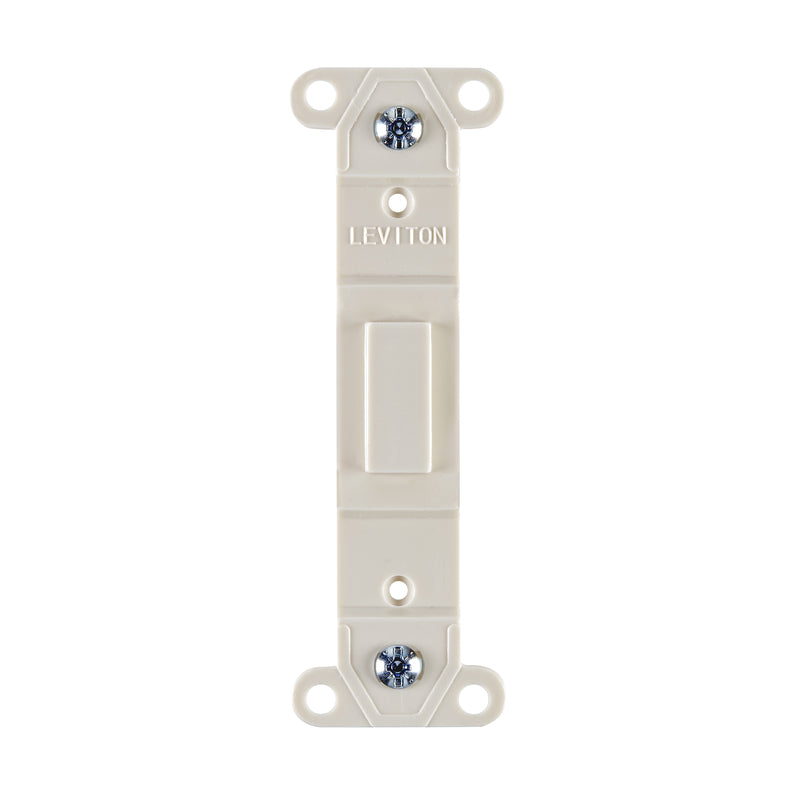 LEVITON - Leviton Light Almond 1 gang Thermoset Plastic Blank Wall Plate 1 pk [80700-00T]