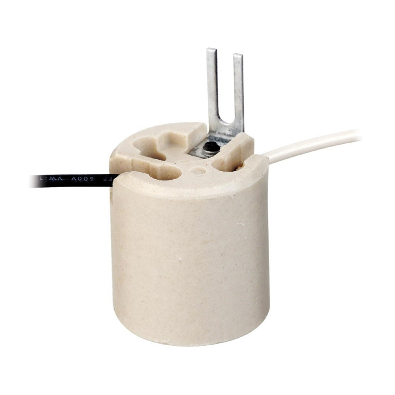 LEVITON - Leviton Porcelain Incandescent Medium Base Lampholder 1 pk