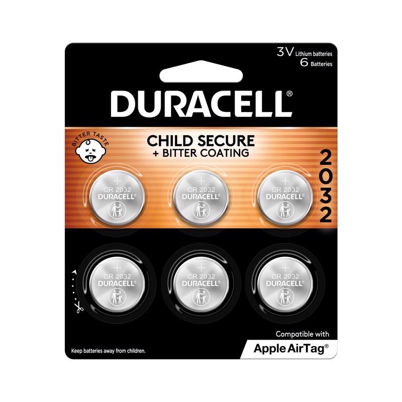 DURACELL - Duracell Lithium Coin 2032 3 V 265 Ah Security and Electronic Battery 6 pk - Case of 6