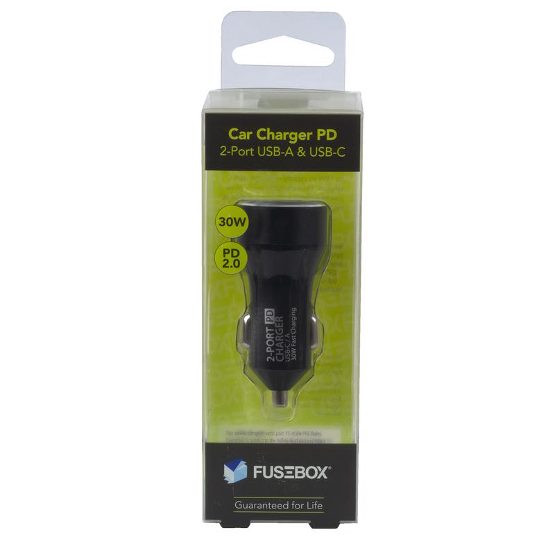 FUSEBOX - Fusebox USB Car Charger 1 pk - Case of 6 [141 0471 FB2]