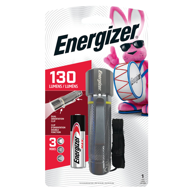 ENERGIZER - Energizer 130 lm Gray LED Flashlight AA Battery