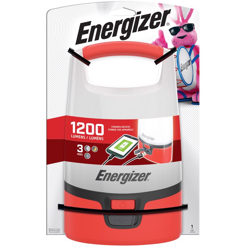 ENERGIZER - Energizer 1000 lm Red/White LED Standing Lantern