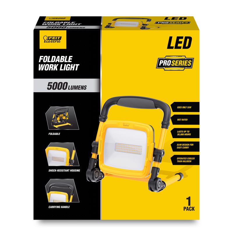 FEIT - Feit Pro Series 5000 lm LED Corded Stand (H or Scissor) Work Light