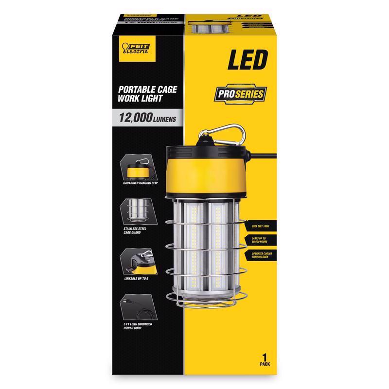 FEIT - Feit Pro Series 12000 lm LED Corded String/Linkable Work Light