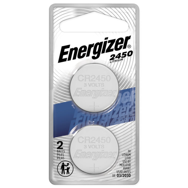 ENERGIZER - Energizer Lithium 2450 3 V Button Cell Battery 2450BP-2N 2 pk