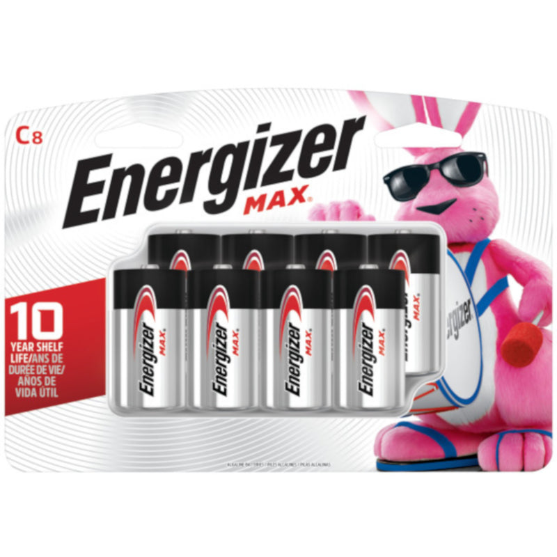 ENERGIZER - Energizer Max C Alkaline Batteries 8 pk Carded