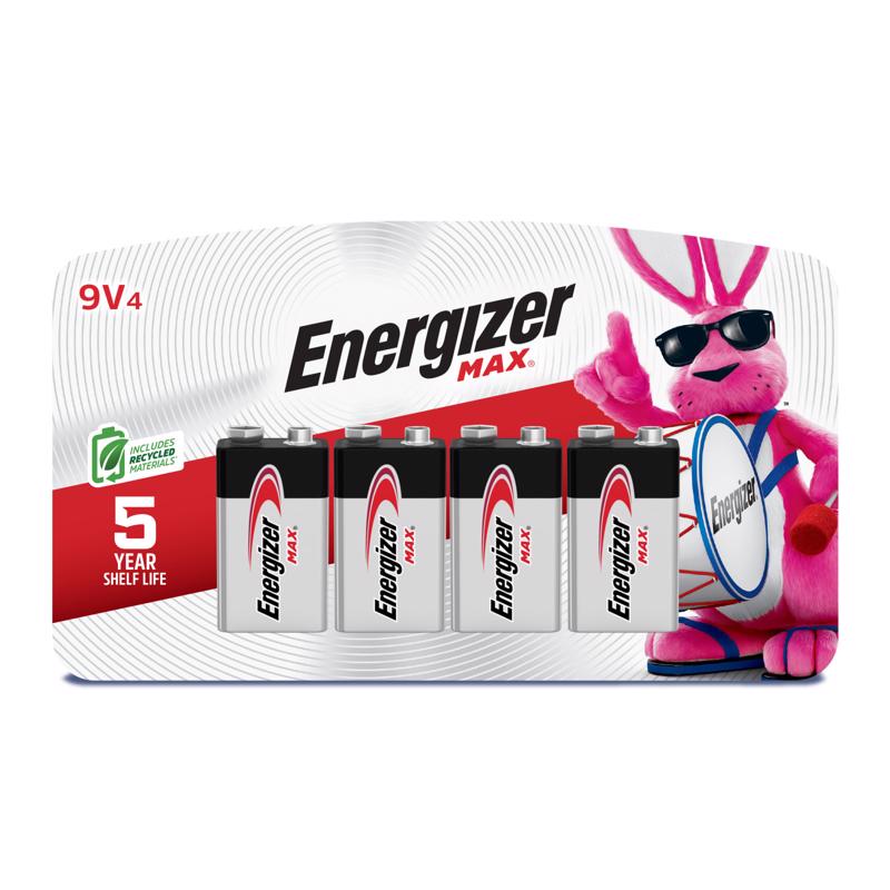 ENERGIZER - Energizer Max Premium 9-Volt Alkaline Batteries 4 pk Carded