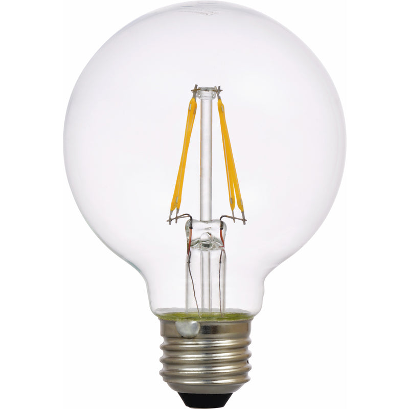 SYLVANIA - Sylvania Natural G25 E26 (Medium) LED Bulb Soft White 40 Watt Equivalence 2 pk [40764]