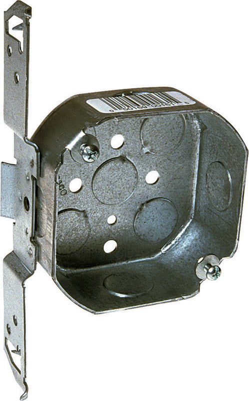 RACO - Raco 15.5 cu in Octagon Steel 1 gang Junction Box Silver