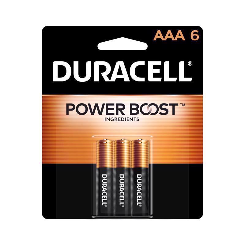 DURACELL - Duracell Coppertop AAA Alkaline Batteries 6 pk Carded