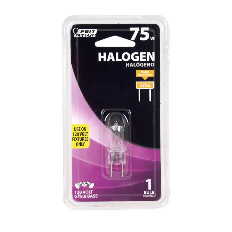 FEIT - Feit 75 W T4 Tubular Halogen Bulb 1050 lm Warm White 1 pk [BPQ75/8.6/RP]