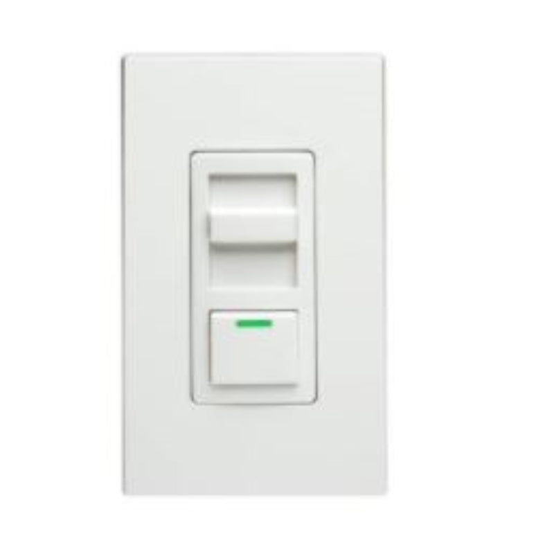 LEVITON - Leviton White 450 W Slide Dimmer Slide Switch 1 pk