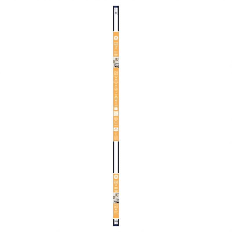 GE - GE Warm White 48 in. G13 (Medium Bi-Pin) T8 LED Linear Tube 40 Watt Equivalence 1 pk - Case of 6