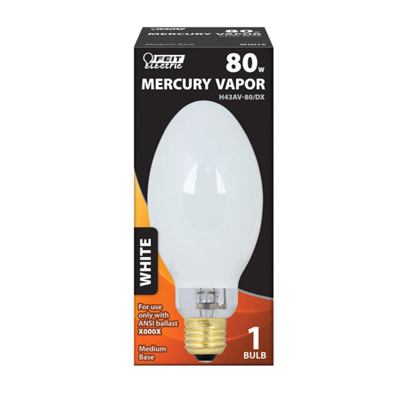 FEIT - Feit 80 W ED17 HID Bulb White Mercury Vapor 1 pk