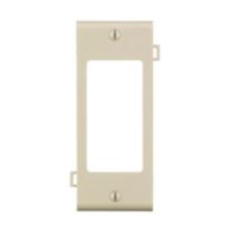 LEVITON - Leviton Light Almond 1 gang Thermoplastic Nylon Decorator Sectional End Wall Plate 1 pk [PSC26-00T]