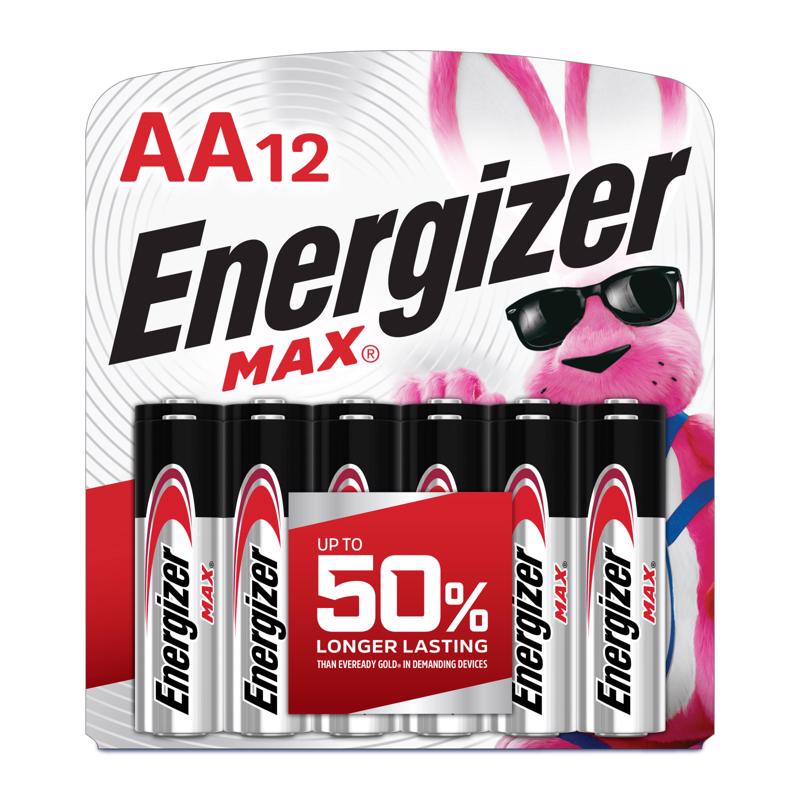 ENERGIZER - Energizer Max Premium AA Alkaline Batteries 12 pk Carded