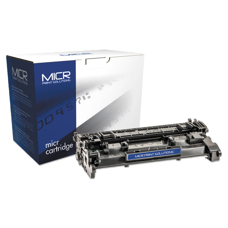 MICR Print Solutions - Compatible CF226A(M) (26AM) MICR Toner, 3,100 Page-Yield, Black