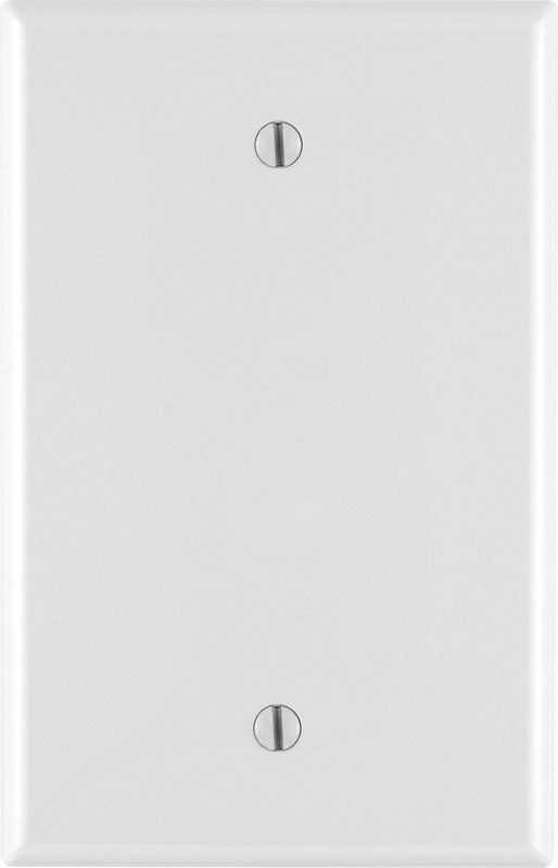 LEVITON - Leviton White 1 gang Nylon Blank Wall Plate 1 pk - Case of 25