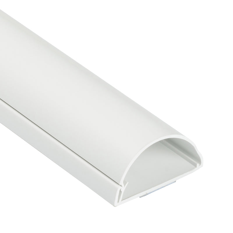 D-LINE - D-Line 39 in. L White PVC Cord Cover