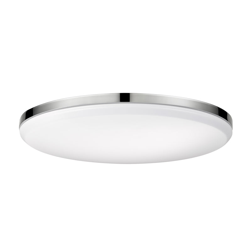 GLOBE ELECTRIC - Globe Electric Ellington 2 in. H X 14 in. W X 14 in. L Chrome Ceiling Light