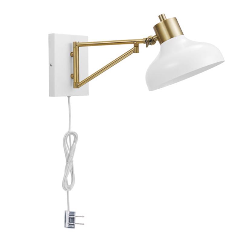 GLOBE ELECTRIC - Globe Electric Berkeley 1-Light Polished Brass Wall Sconce