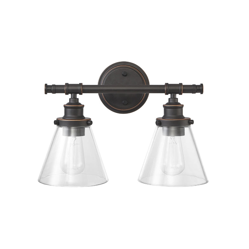 GLOBE ELECTRIC - Globe Electric Parker 2-Light Oil Rubbed Bronze Wall Sconce