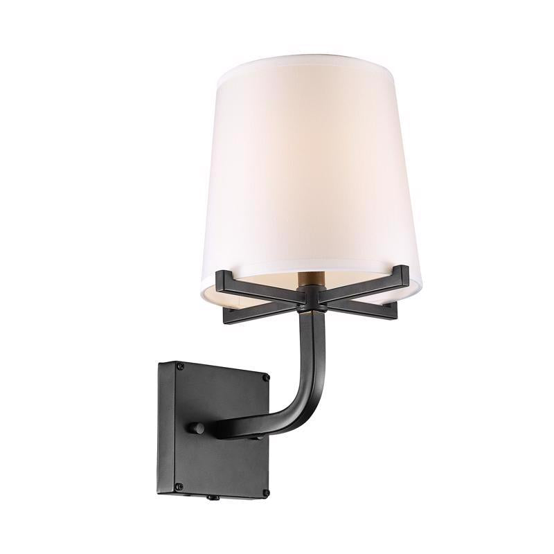 GLOBE ELECTRIC - Globe Electric Valerie 1-Light Dark Bronze Modern Farmhouse Wall Sconce