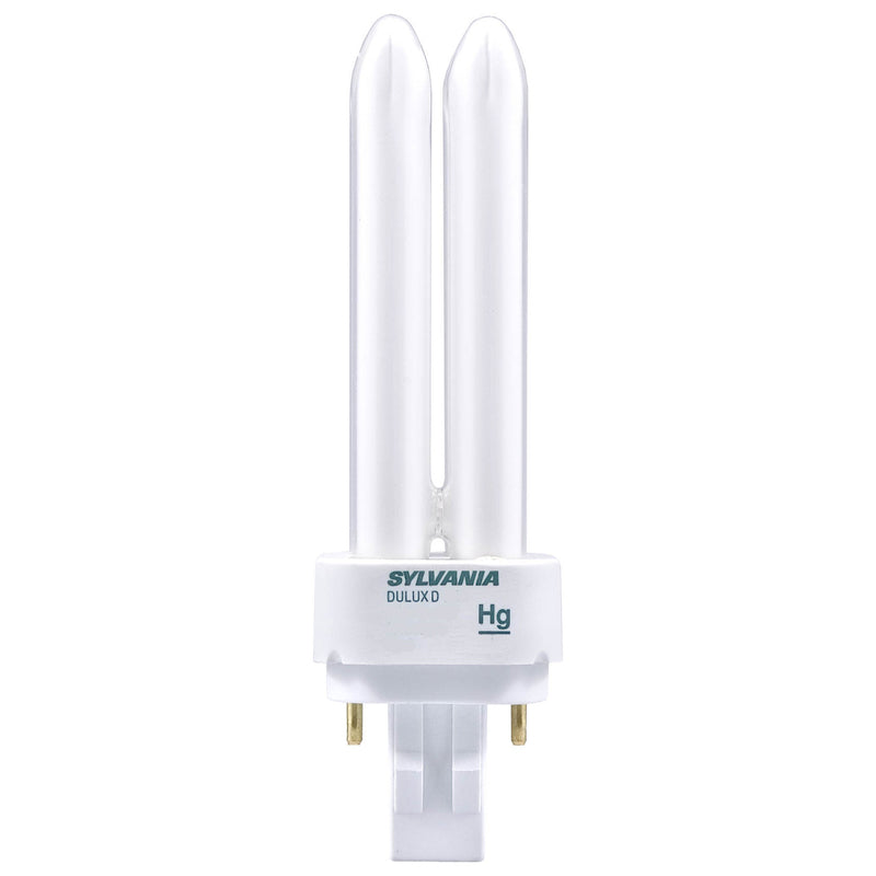 SYLVANIA - Sylvania Dulux 18 W 1.38 in. D X 1.38 in. L CFL Bulb White Tubular 4100 K 1 pk