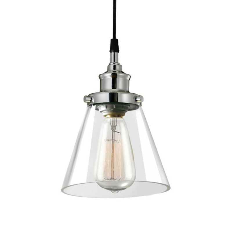 GLOBE ELECTRIC - Globe Electric Parker Chrome Clear 1 lights Pendant Light