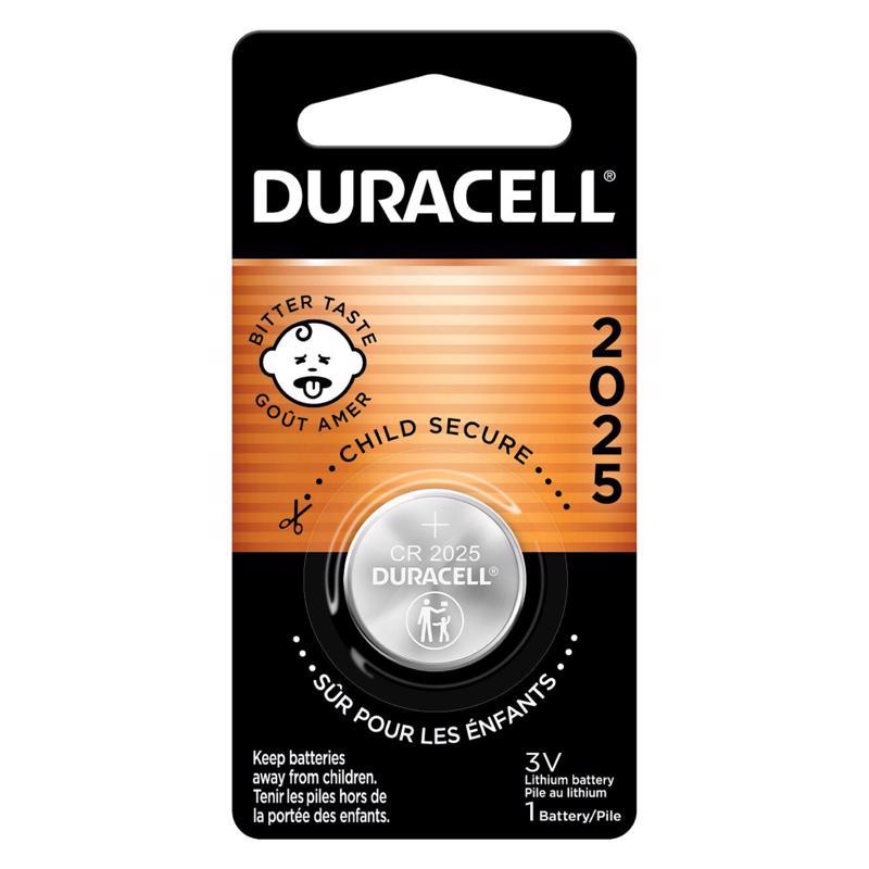DURACELL - Duracell Lithium Coin 2025 3 V 165 Ah Medical Battery 1 pk - Case of 6