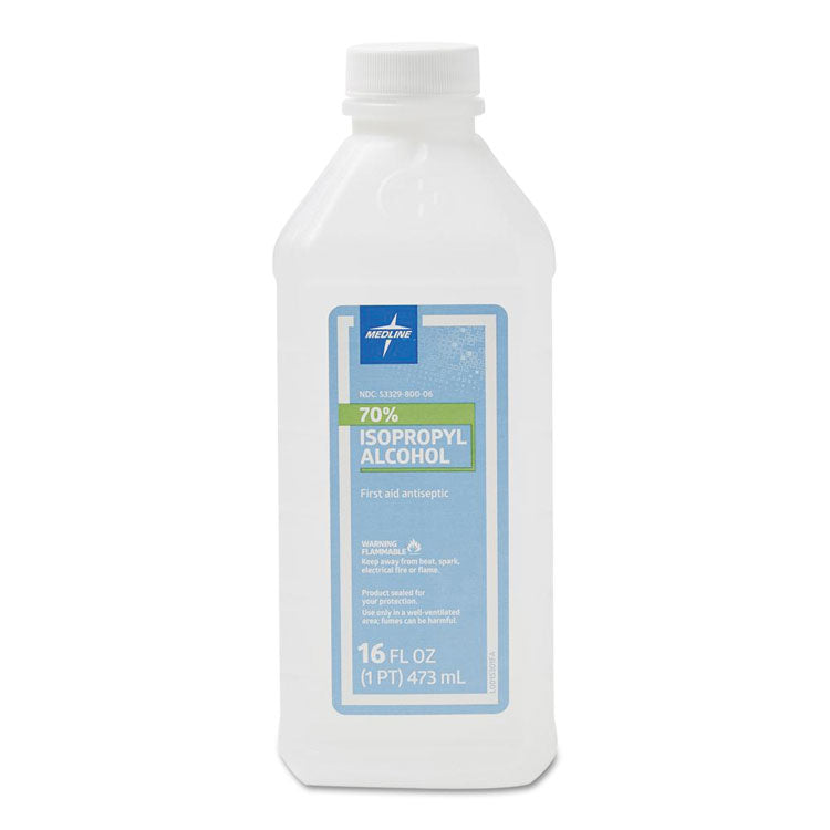 Medline - Isopropyl Rubbing Alcohol, 16 oz Bottle