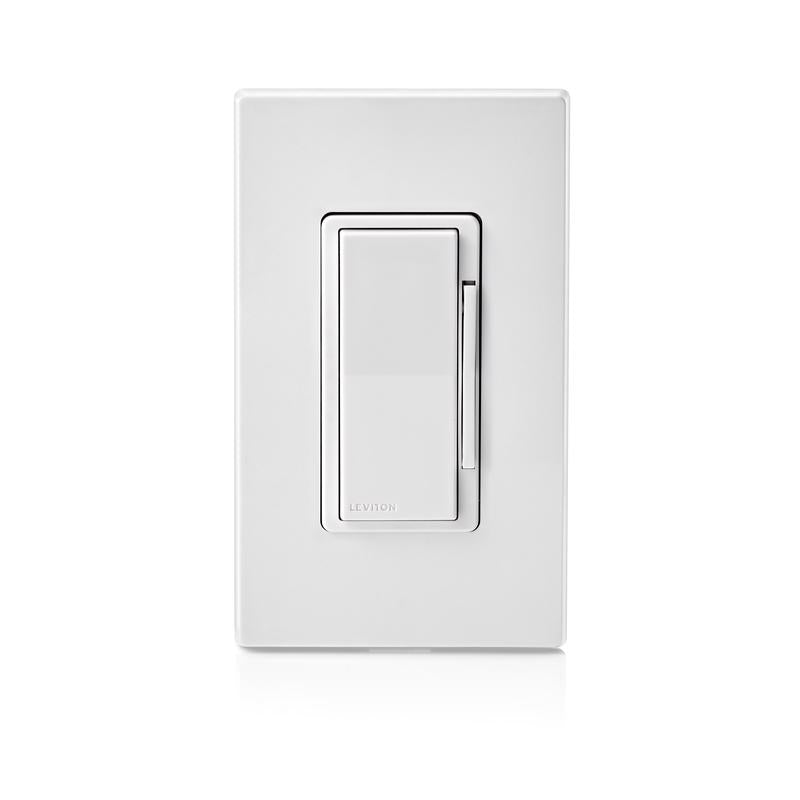 LEVITON - Leviton Decora White 600 W WiFi Smart Dimmer Switch 1 pk