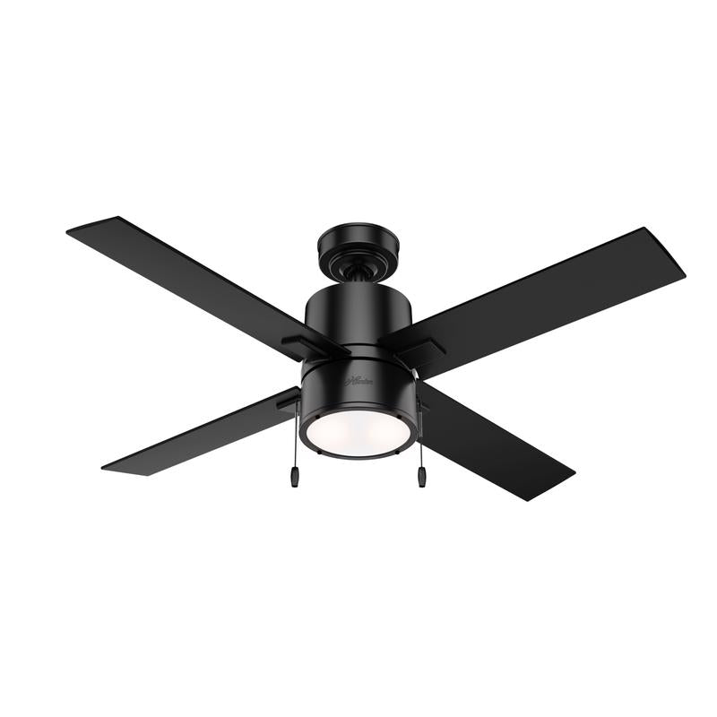 HUNTER - Hunter Beck 52 in. Black Indoor Ceiling Fan