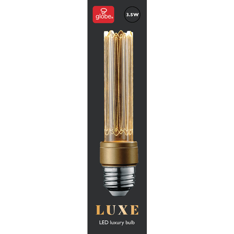 GLOBE ELECTRIC - Globe Electric Luxe E26 E26 (Medium) Filament LED Bulb Warm White 40 Watt Equivalence 1 pk