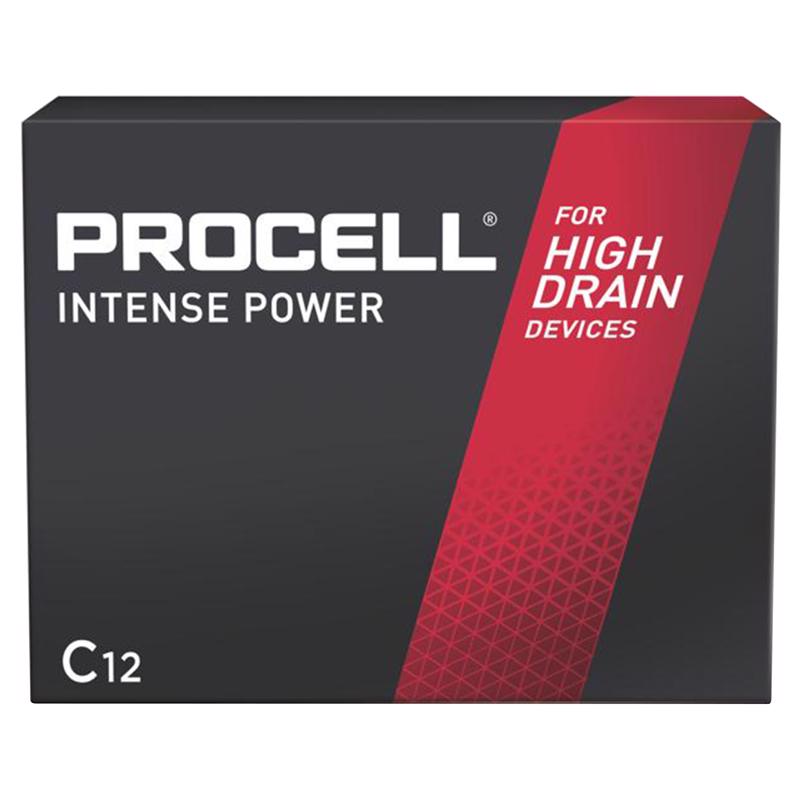 PROCELL - Procell Intense Alkaline C 1.5 V 7.933 Ah Primary Battery PX1400 12 pk