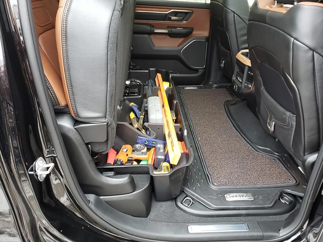 DU-HA Under Seat Storage for '19-'23 Ram 1500 Crew Cab (Black)