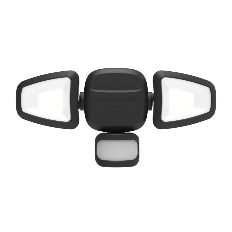 MR. BEAMS - Mr. Beams Motion-Sensing Battery Powered LED Black Security Light