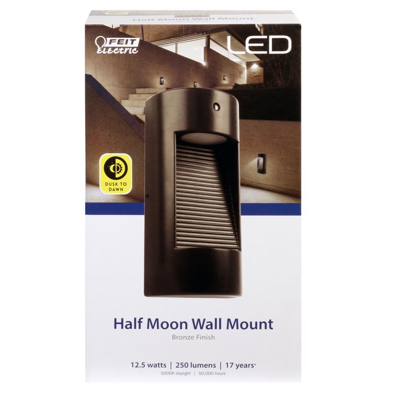 FEIT - Feit LED Dusk to Dawn Hardwired LED Bronze Security Light [S8PHMWM850DDBZ]