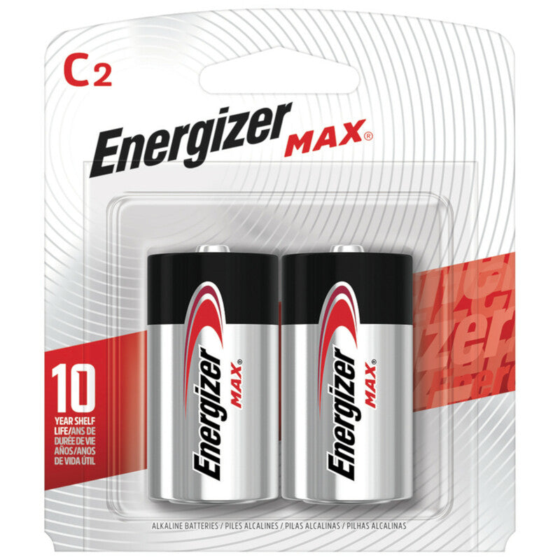 ENERGIZER - Energizer Max C Alkaline Batteries 2 pk Carded