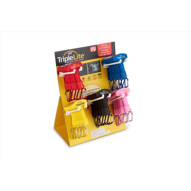 TRIPLELITE - TripleLite 50 lm Assorted LED Flashlight With Key Ring AAA Battery - Case of 25