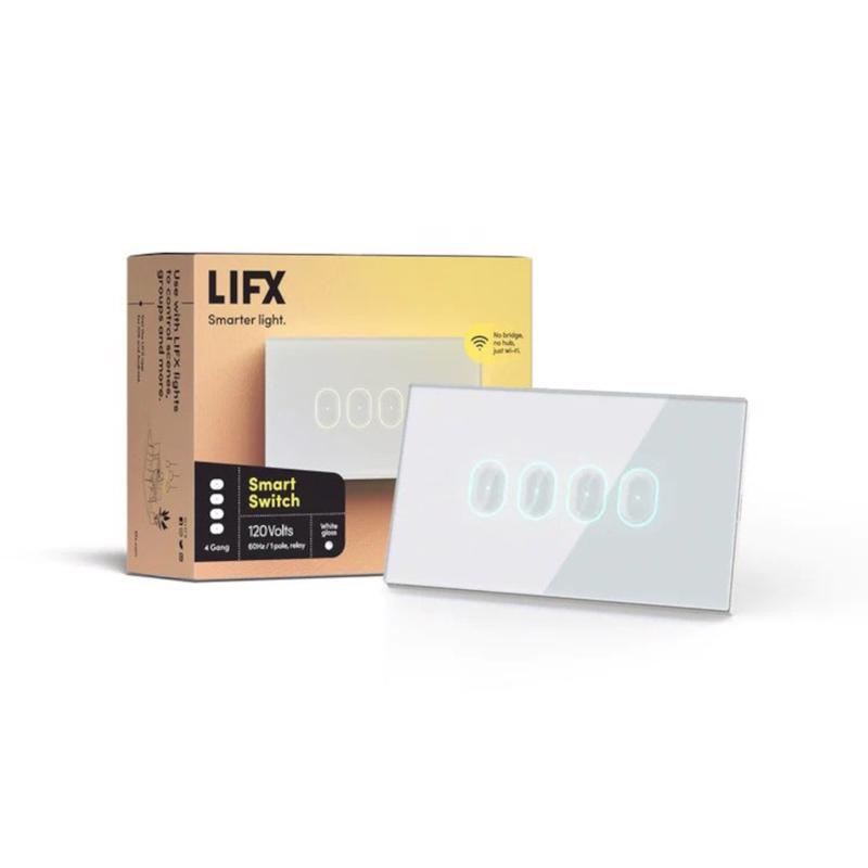 LIFX - LIFX Smart Home 15 amps Single Pole Smart Yes Switch White 1 pk