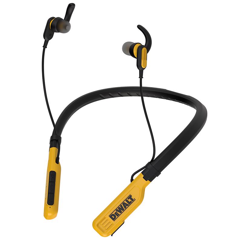 DEWALT - DeWalt Wireless Bluetooth Behind-the-Neck Headphones 1 pk