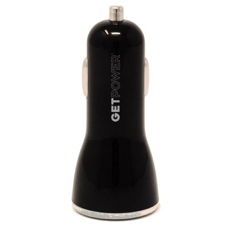 GETPOWER - GetPower Black Dual USB Car Adapter For Universal - Case of 30