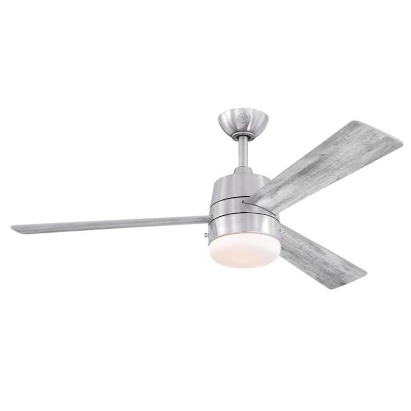 WESTINGHOUSE - Westinghouse Brinley 52 in. Brushed Nickel Silver LED Indoor Ceiling Fan