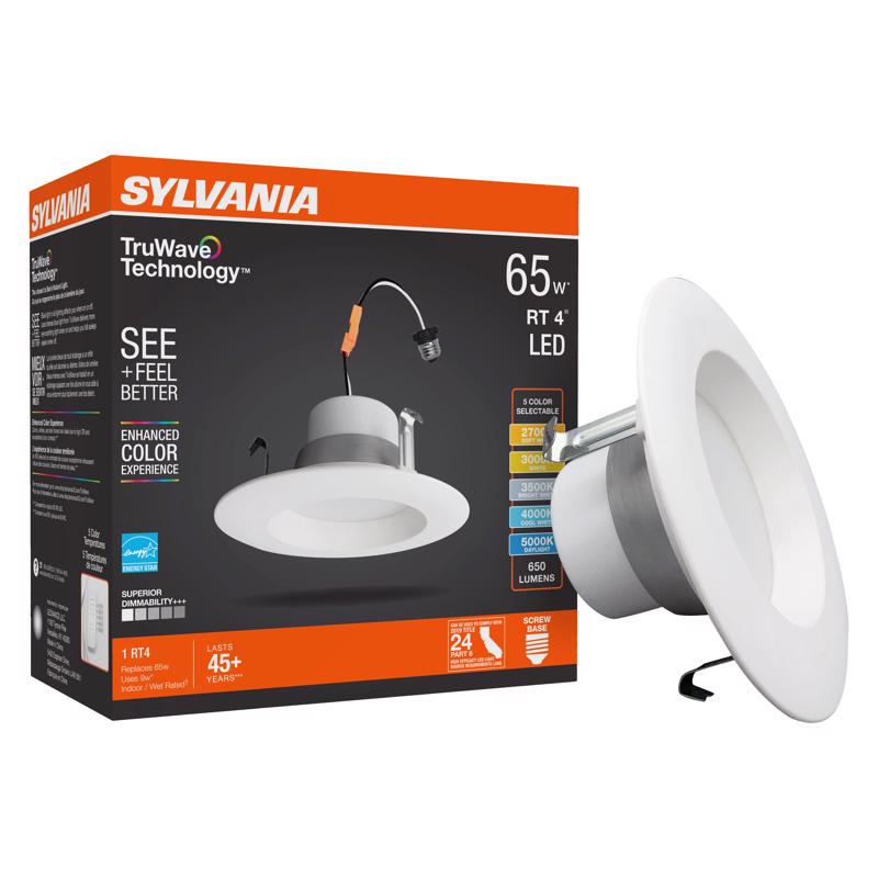 SYLVANIA - Sylvania TruWave White LED Retrofit Recessed Lighting 65 W